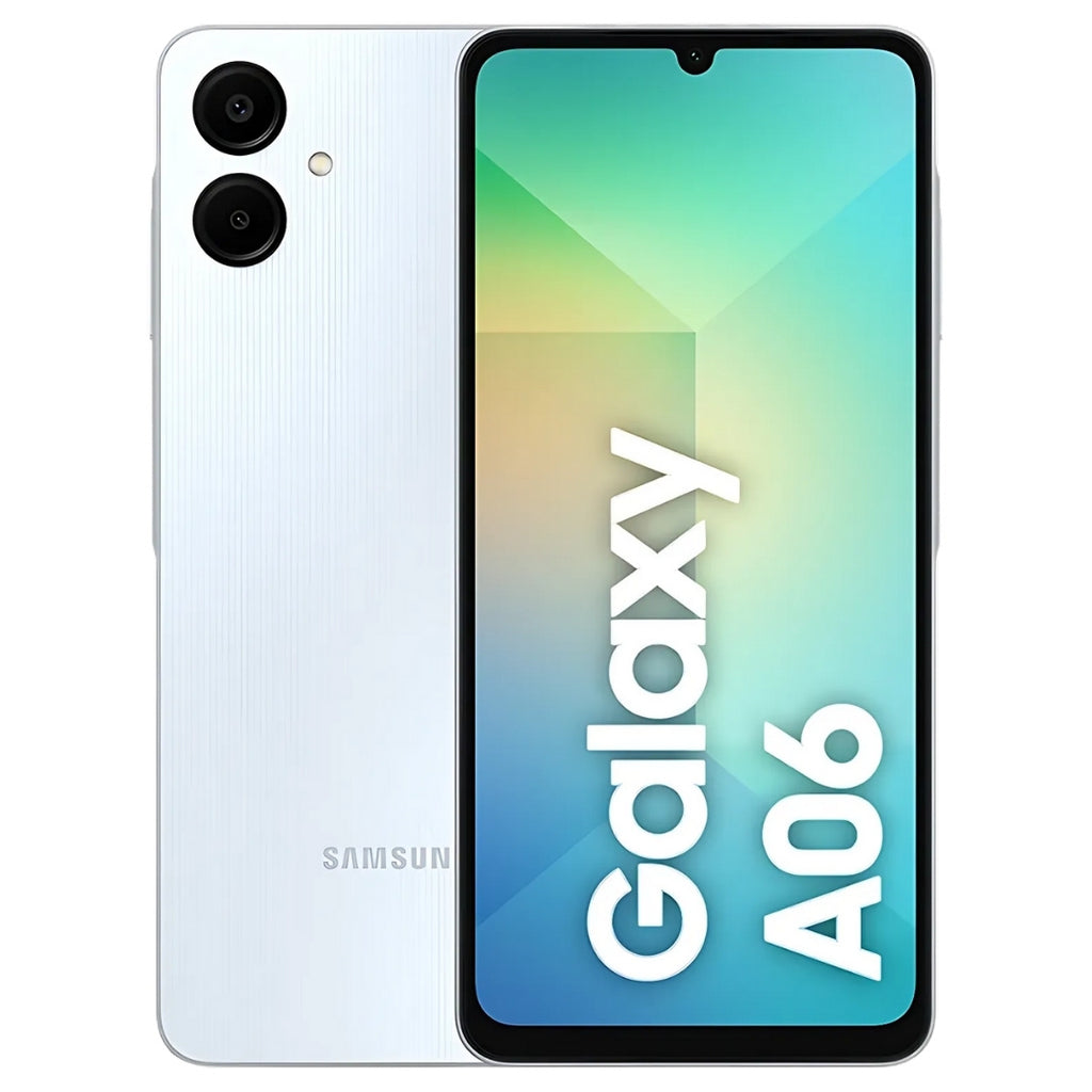 Smartphone Samsung Galaxy A06 128GB - Branco, 4G, RAM 4GB, Câmera 50MP + Selfie 8MP, Tela 6,7