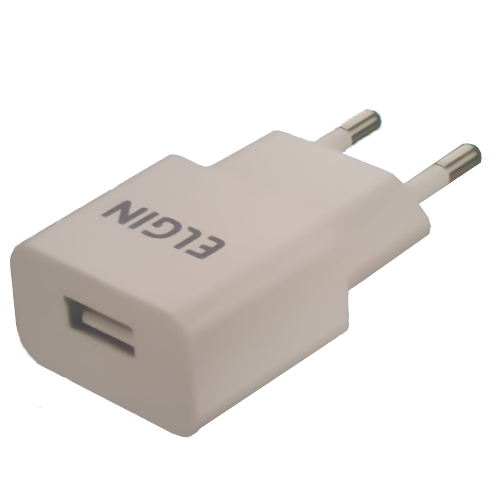 Carregador USB de Tomada + Carregador Veicular 1 Saída 1A 5W + Cabo MicroUSB de 1 Metro Elgin, 46RCK1USB00 Branco Bivolt