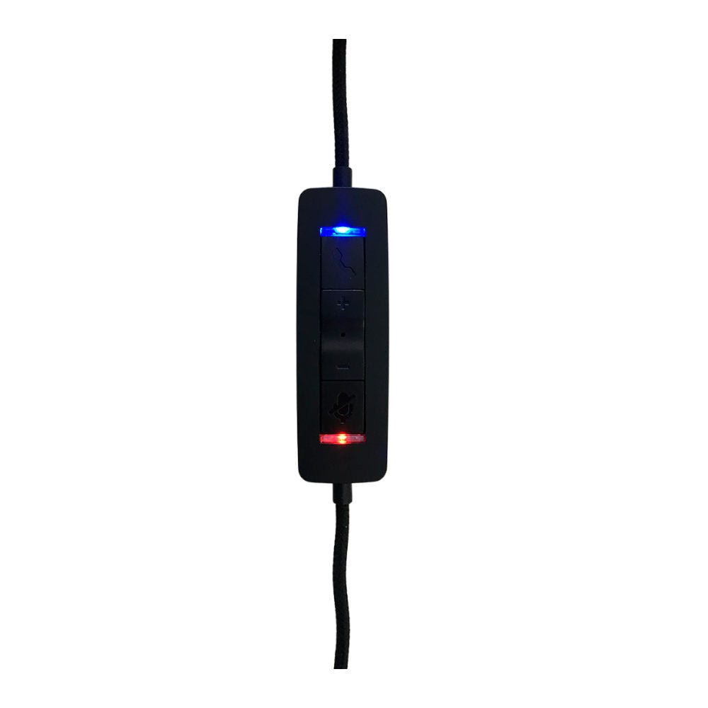Headset USB C3Tech PH-380BK, Drivers 40 mm, Microfone Rotativo 120°, Redução de Ruído, Cabo de 1,8 m, Plug & Play