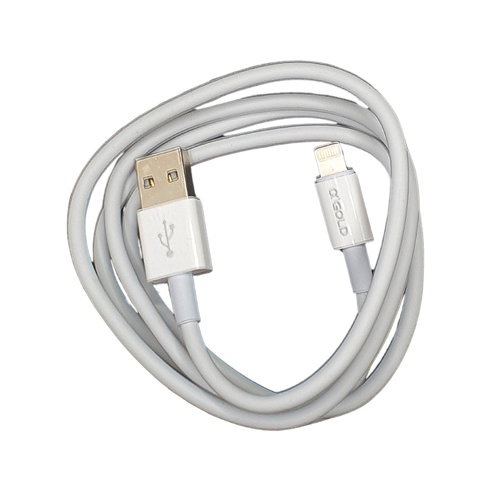 Cabo Tipo USB Para Lightning Metro Carregamento Rapido Golden CB-71
