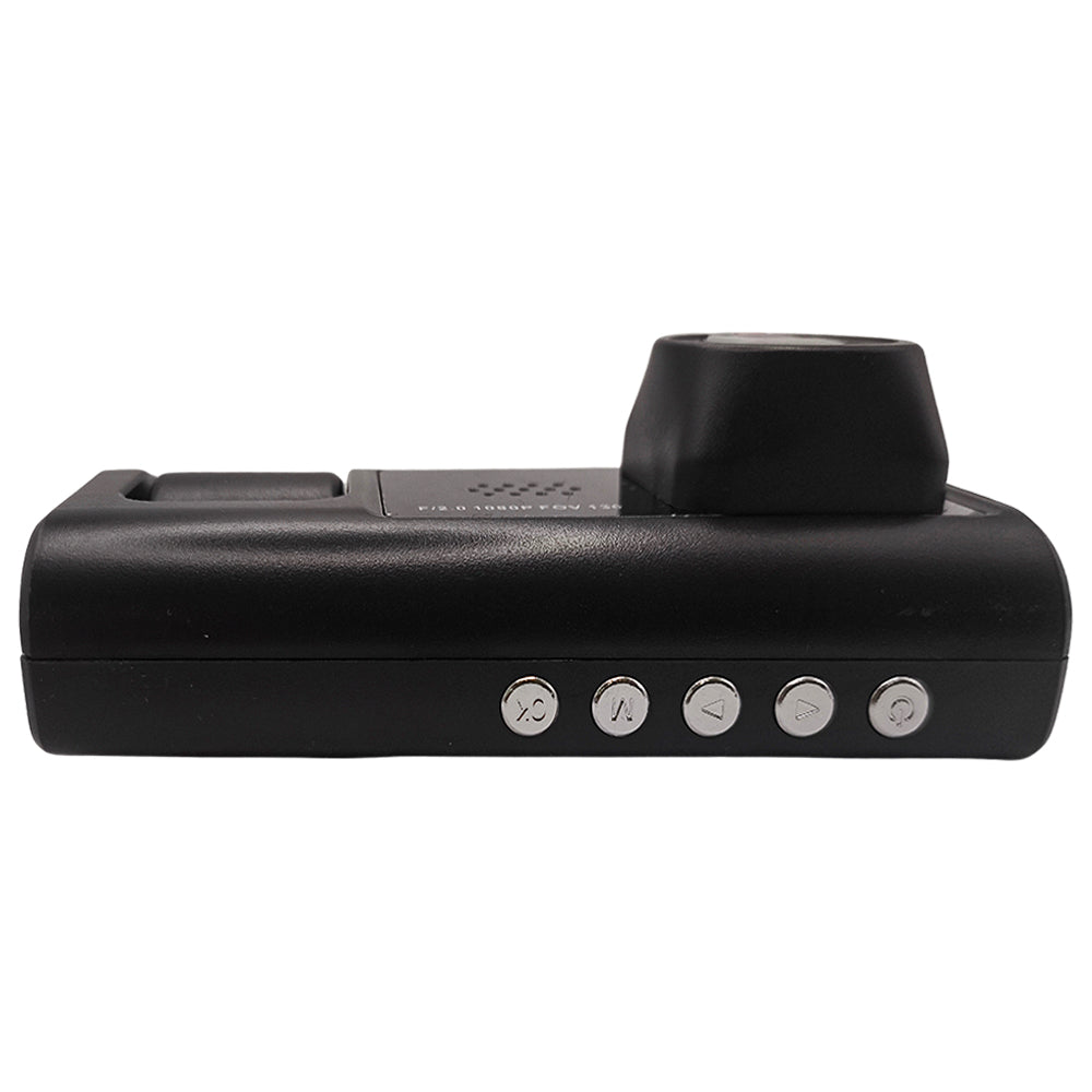 Câmera Dash Veicular, Full HD 1080P, Visão Noturna, Ângulo Amplo 170 Graus, Preto