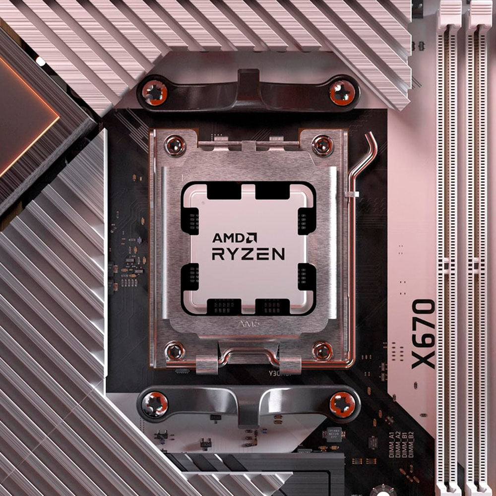 Processador AMD Ryzen 5 8600G, 4.3GHz (5.0GHz Turbo), 6-Cores 12-Threads, AM5, Com Cooler AMD Wraith Stealth