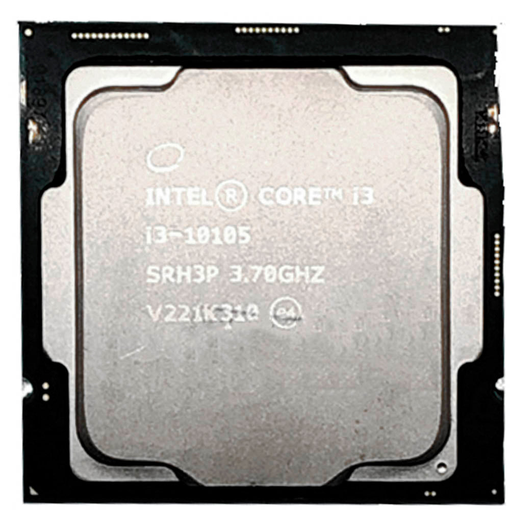 Computador Core I3-10105, GT-H510 Com Slot M2, RAM 8GB DDR4, SSD 240 Kingston, Gab-25V2BK, Fonte de 500W Bivolt, Windows