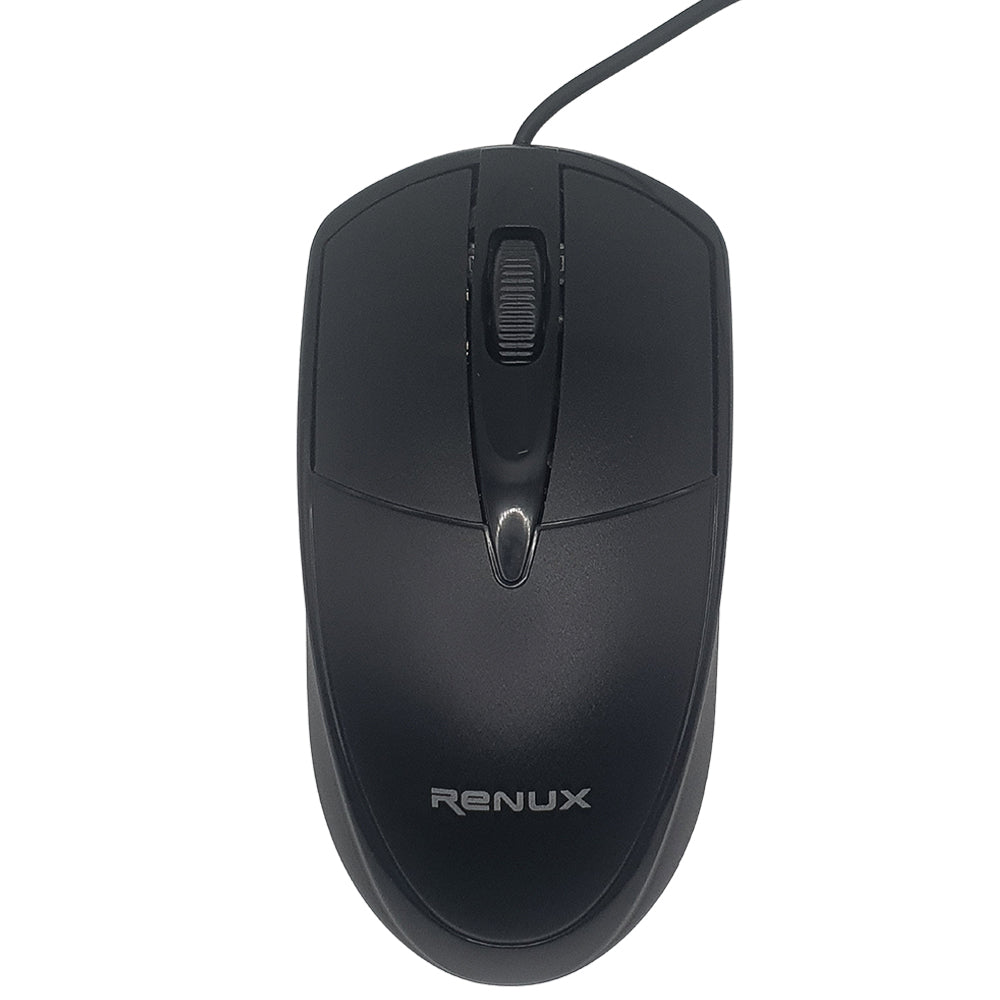 Mouse Óptico Com Fio USB 3.0, Com 1.000 de DPI, RENUX - RE-MOU-509