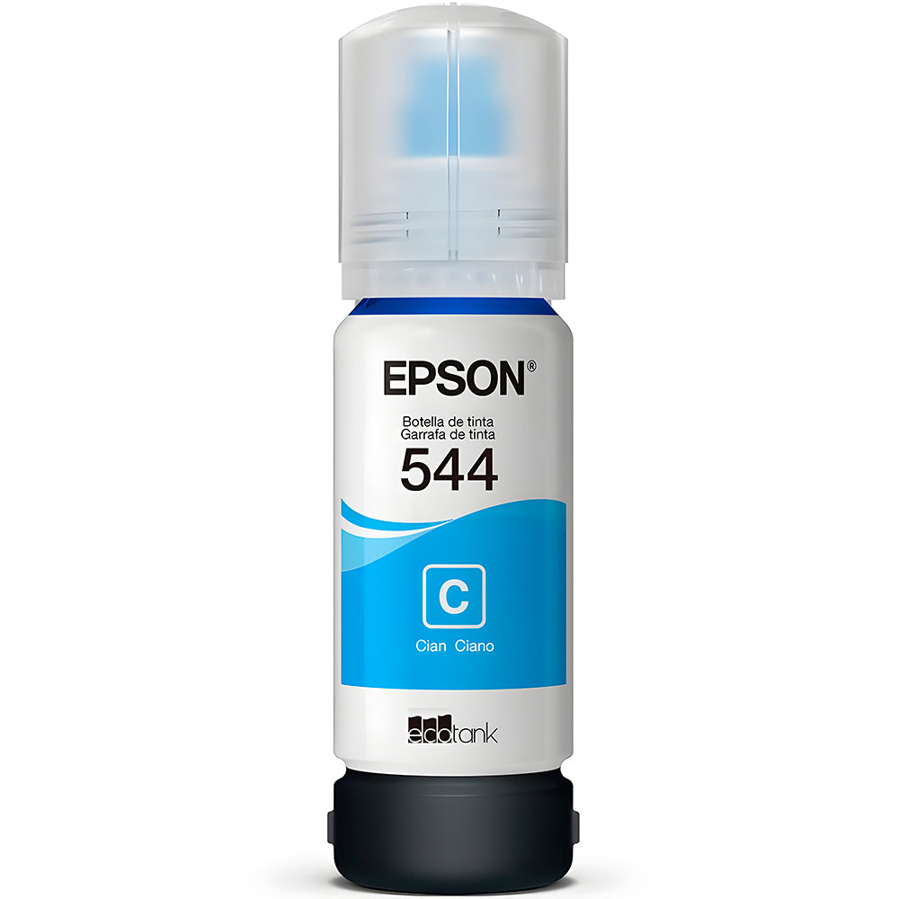 Refil de Tinta Epson Cyan 544-T544220 Original Para L3110/L3150 Rende 7.500 Paginas (Na Caixa)