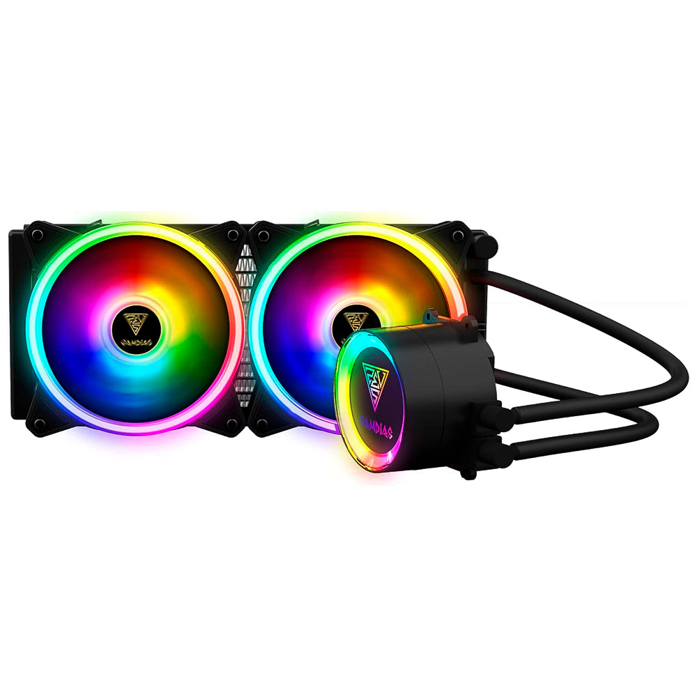 Water Cooler Gamdias Chione M2-240R, RGB, Controlador, 240mm, Intel-AMD