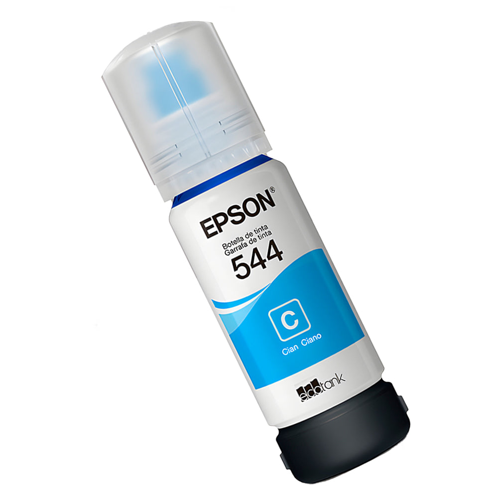 Refil de Tinta Epson Cyan 544-T544220 Original Para L3110/L3150 Rende 7.500 Paginas (Fora da Caixa)