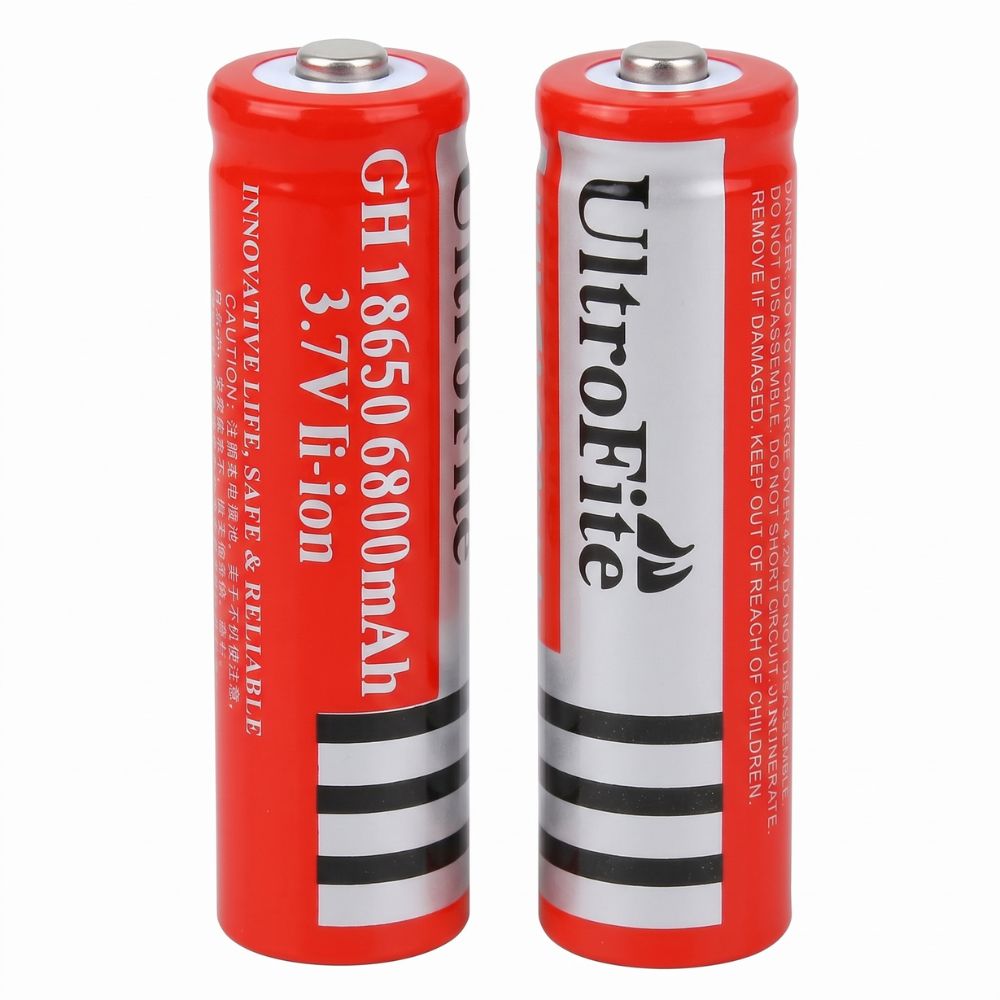 Bateria Recarregáve Ultro Fite Gh 18650 6800mah 3.7V Para Lanternas e Eletrônicos