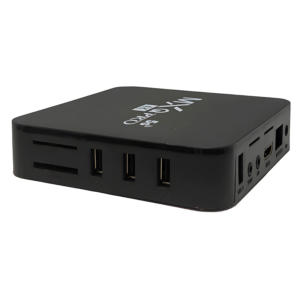 Receptor TV Box MXQ PRO 5G 4K, Quad-Core, CPU 64 Bits, Sistema Android - Preto