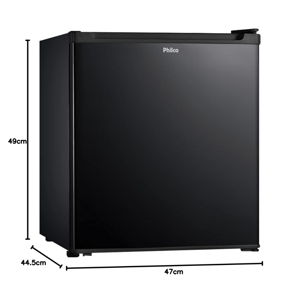 Frigobar Philco PFG50P com 6 Níveis de Ajustes 45 Litros 1400W 220V Preto