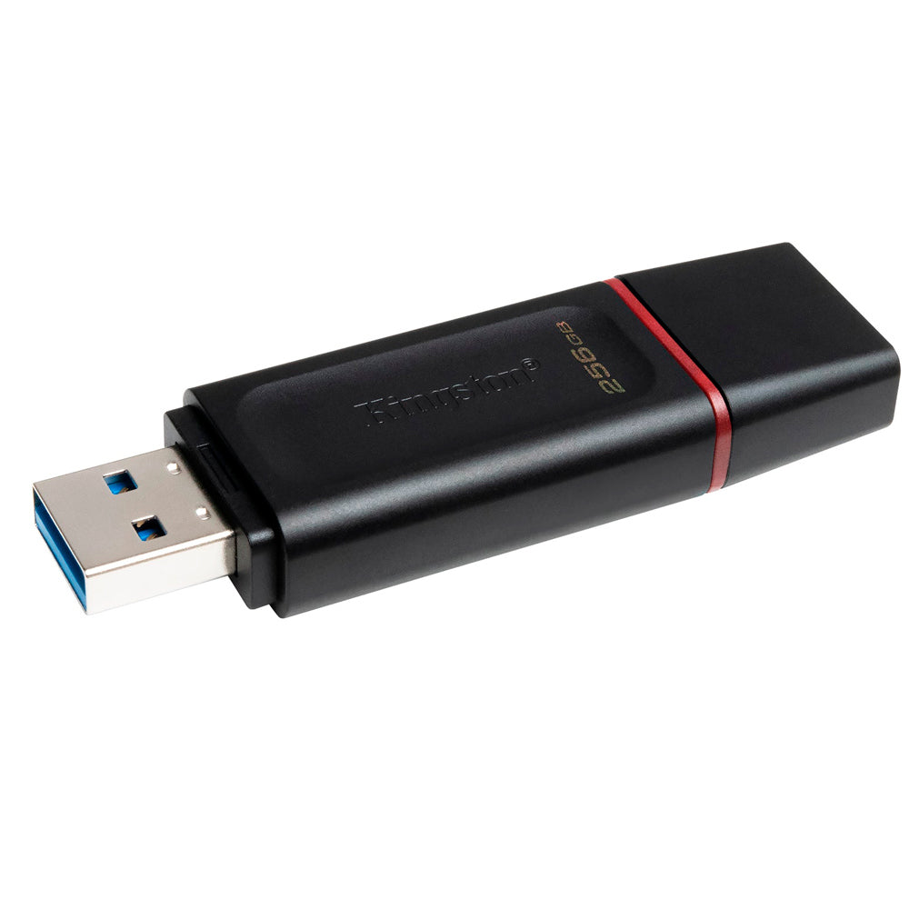 Pen Drive Kingston DataTraveler Exodia 256GB USB 3.2 Gen1, com Tampa Protetora, Preto - DTX/256GB