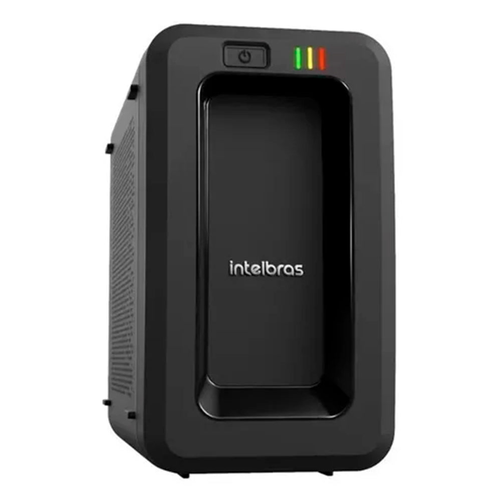 Nobreak Intelbras Monovolt 600VA ATTIV 220V Para 220V, 4 Tomadas de Saída - Preto