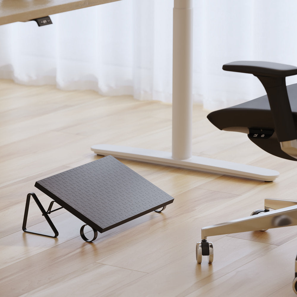 Descanso de Pé Ergonômico Reliza Robust NR17 Ajustável 3 Níveis Postura Correta