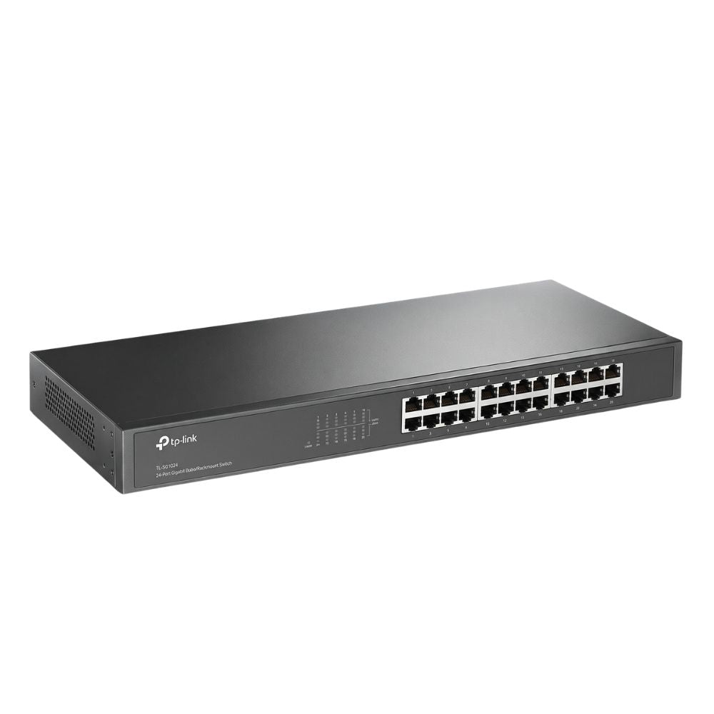 Switch 24 Portas Tp-Link Rackmount TL-SF1024 10/100Mbps Rj45 Ports