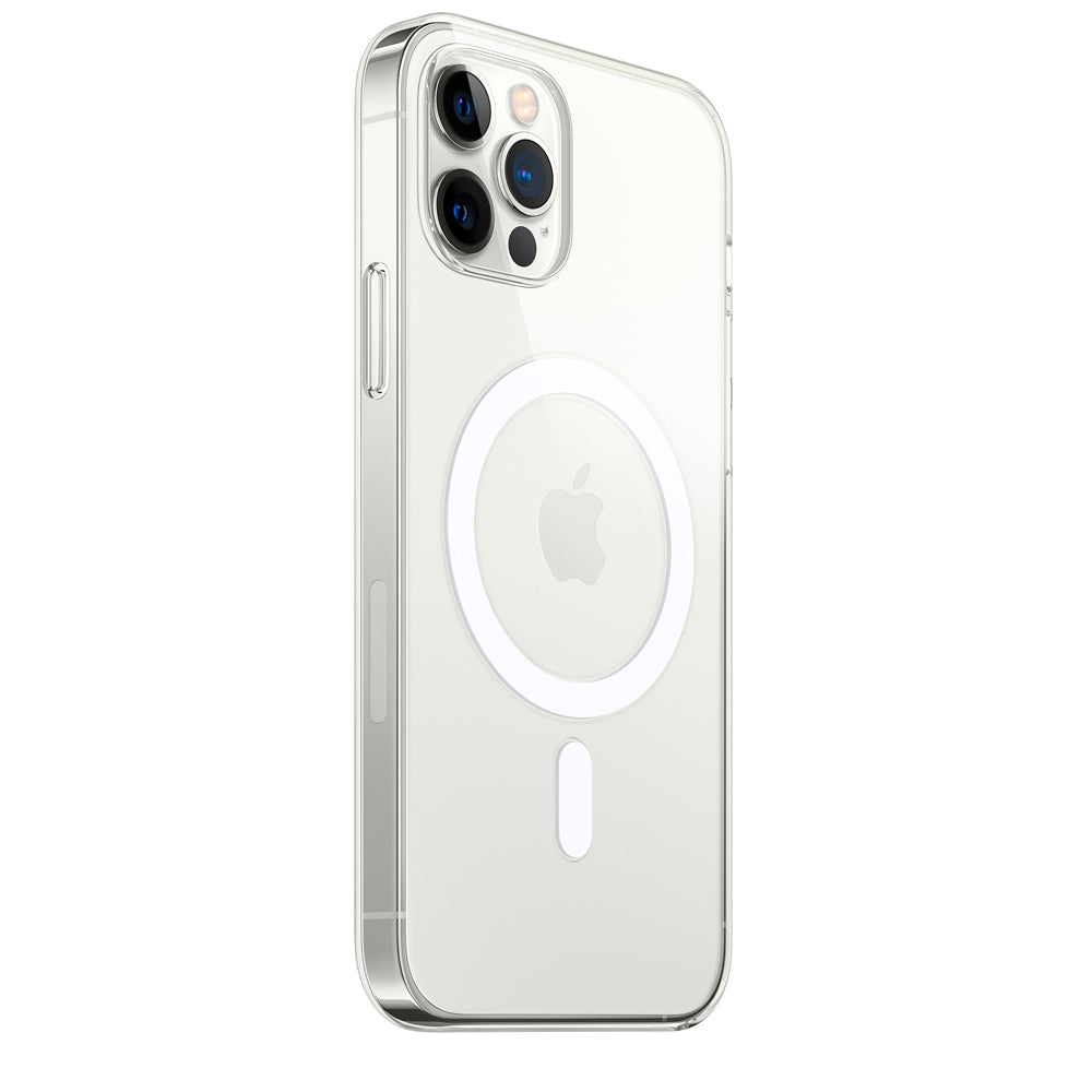 Capa Transparente, Com Suporte Para Carregamento Magnético, Para iPhone 12 / 12 Pro