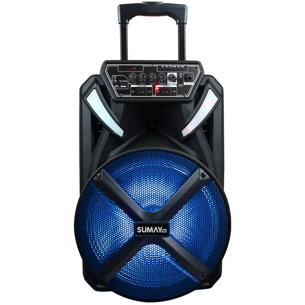 Caixa de Som Amplificada Sumay 300W Xprime 600BT Bluetooth SM-CAP22