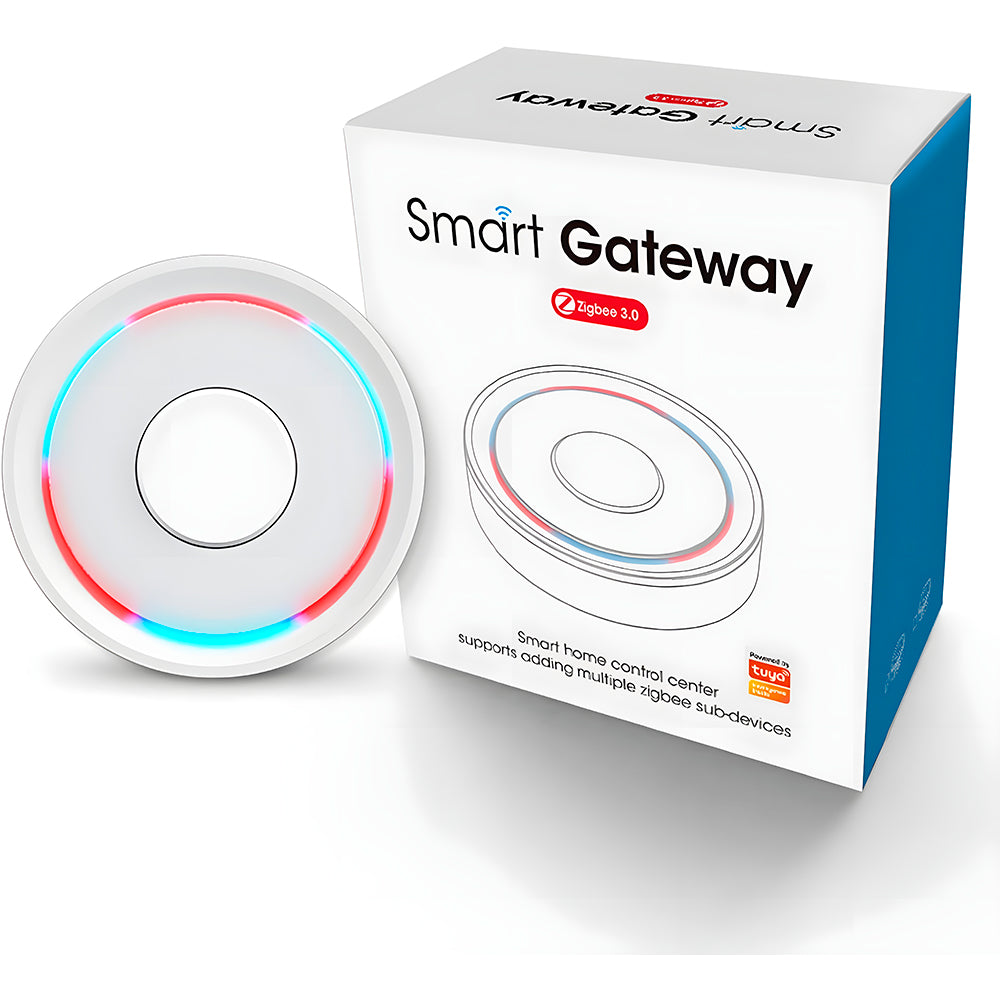 HUB Gateway Multifuncional, Zigbee 3.0, Controle IR, Cabeado, Compatível Com Apple Homekit, Alexa, ZLG2 - Branco