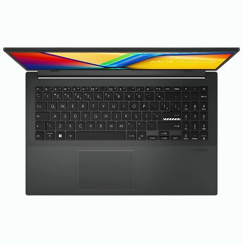 Notebook ASUS VivoBook Go 15, AMD RYZEN 5 7520U, 8GB, 256GB SSD, KeepOS, Tela 15,6" FHD, Mixed Black - E1504FA-NJ731