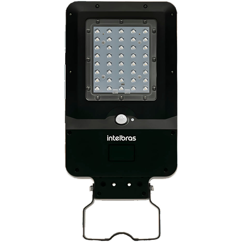 Luminária Solar LED 15W Integrada, 1600 Lúmens, Intelbras, LSI 1600 - Preto