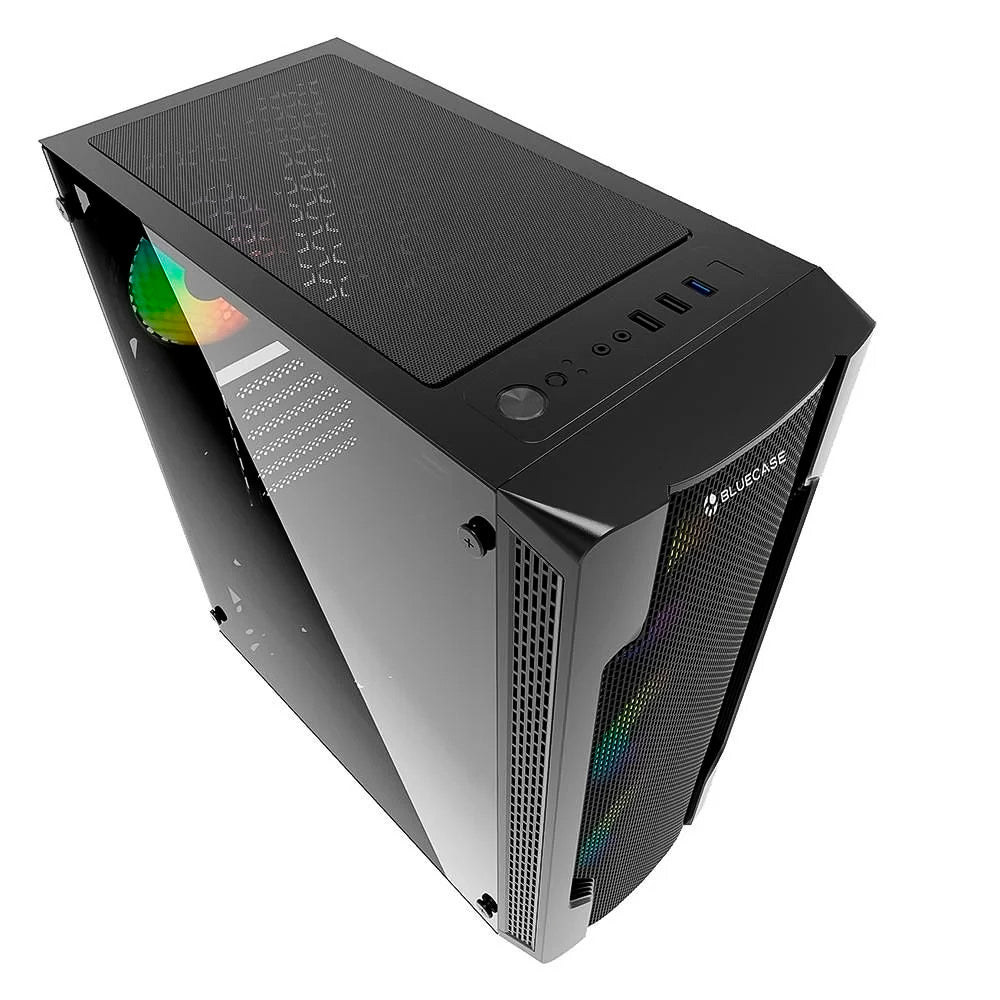 Gabinete Gamer BG-031 Preto Bluecase - Sem Fonte USB 3.0