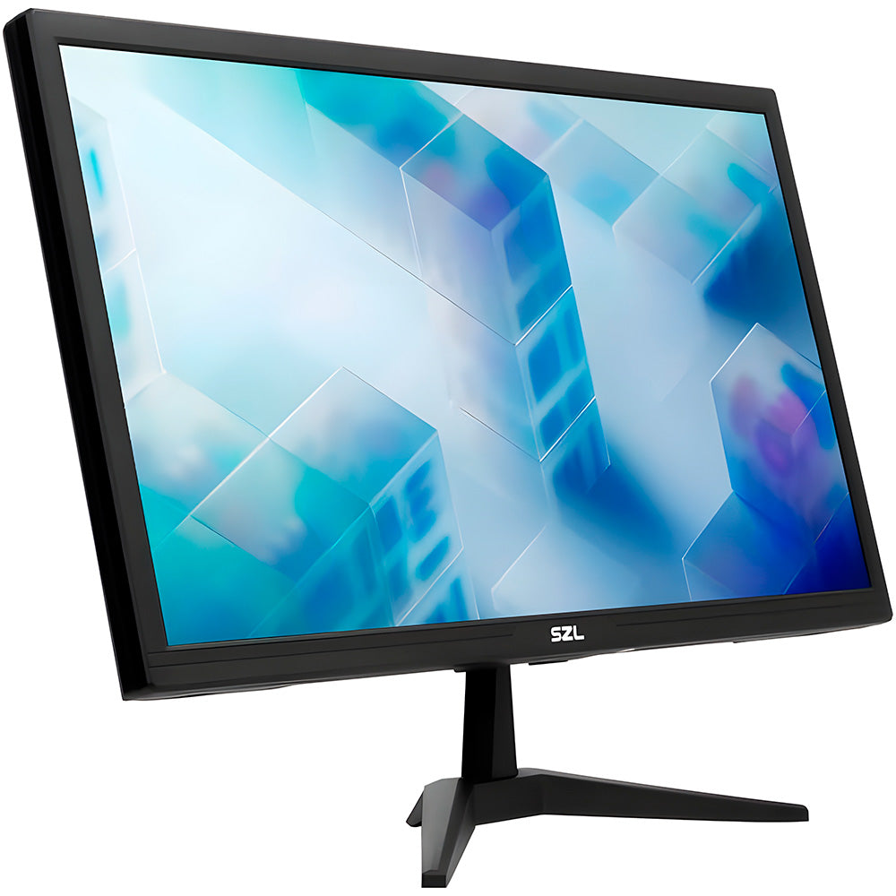 Monitor LED 21,5 Polegadas, SZL TN, FHD, 3ms, 75Hz, HDMI/VGA, SZL-SZL215-BL01