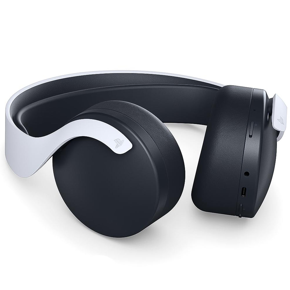 Headset Sem Fio Sony Pulse 3D, Adaptador Sem Fio USB, PlayStation Para PS4 e PS5 - Branco