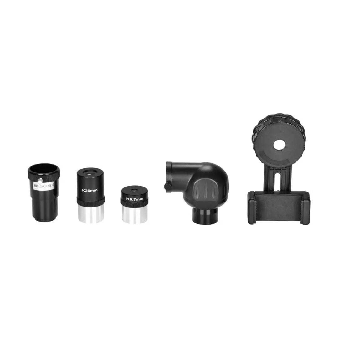 Telescópio Astronômico Refrator Azimutal, Com Tripé, Abertura 70mm, Ampliação Até 350X, BM-70070S