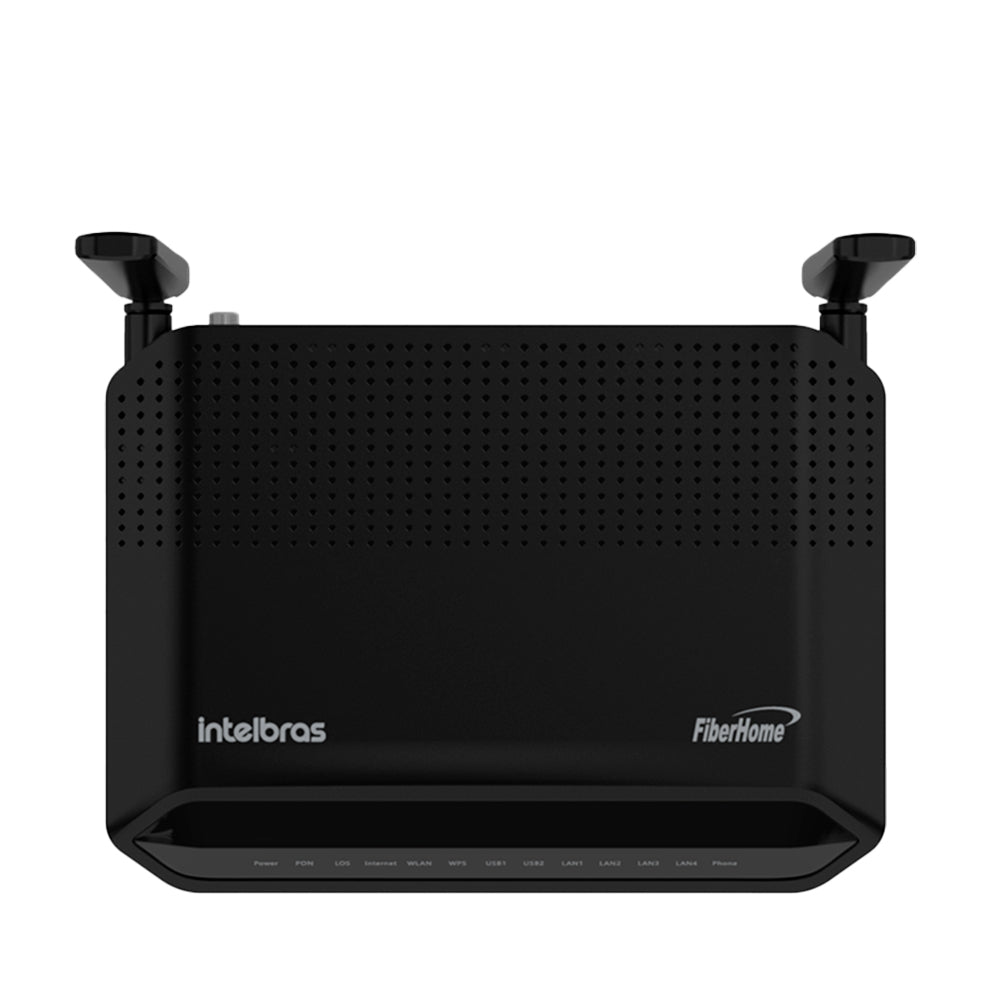 Roteador Modem Óptico Wireless ONT HG6145F Intelbras, FiberHome, 4 Portas Gigabit Ethernet, AX1800 Wi-Fi 6, 1200 Mbps