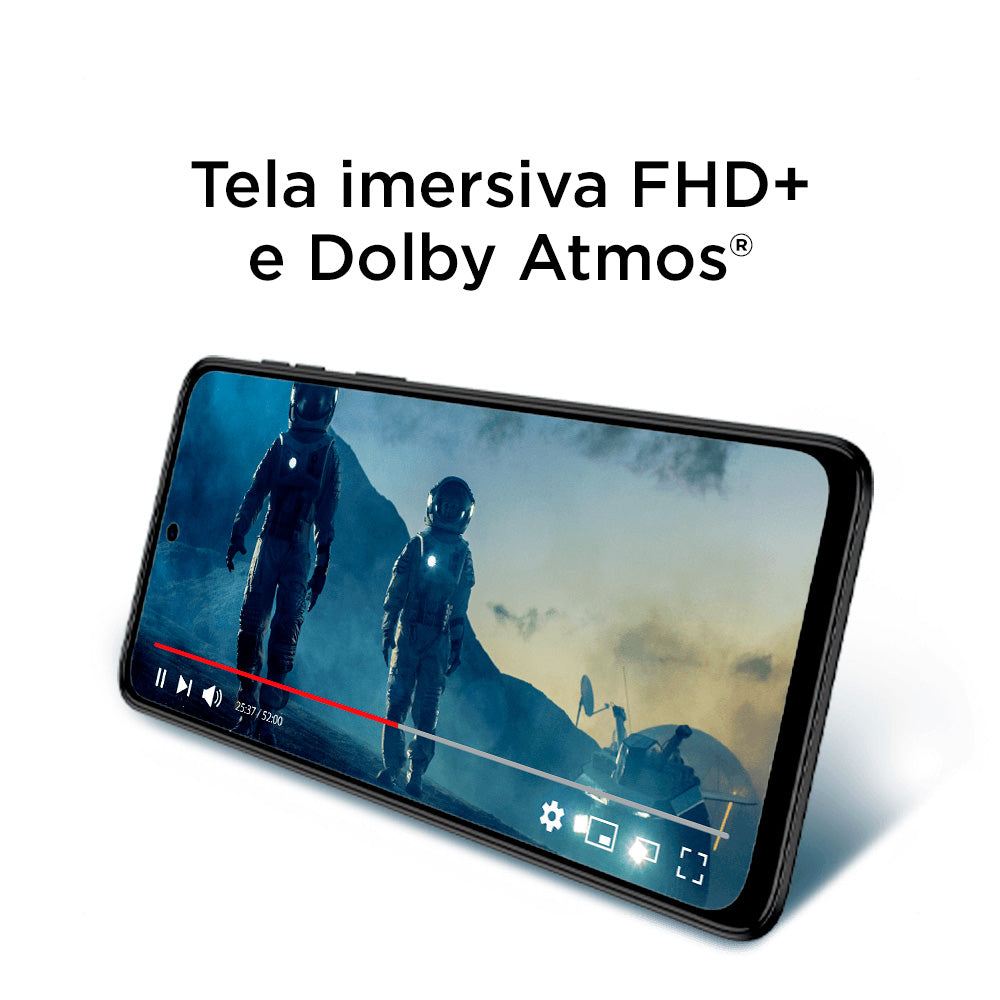 Smartphone Motorola Moto G54 5G Azul Vegan Leath 256GB, 8GB + 8GB RAM Boost, Tela de 6.5", Câmera Dupla, And 13 XT2343-1