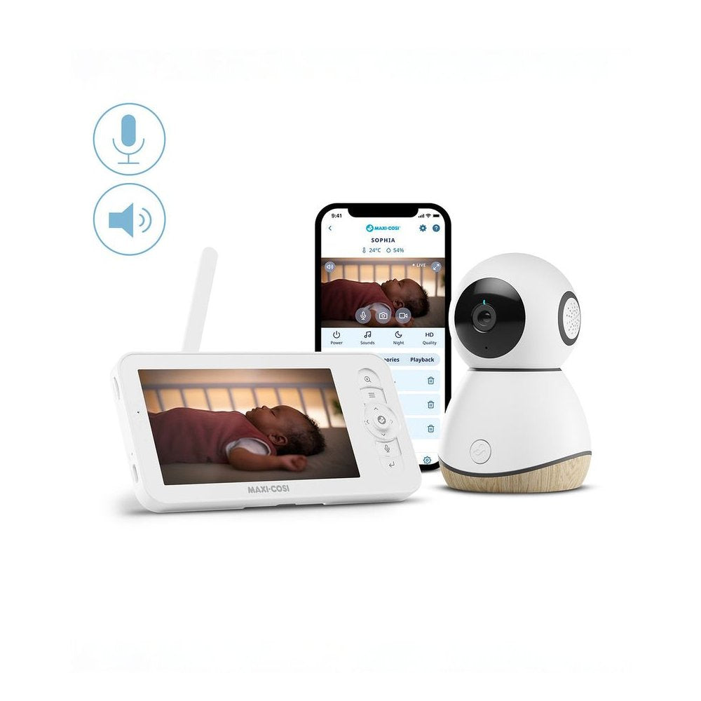 Babá Eletrônica Maxi-Cosi See Pro com Monitor 5” CryAssist Câmera 2K Visão Noturn Wi-Fi