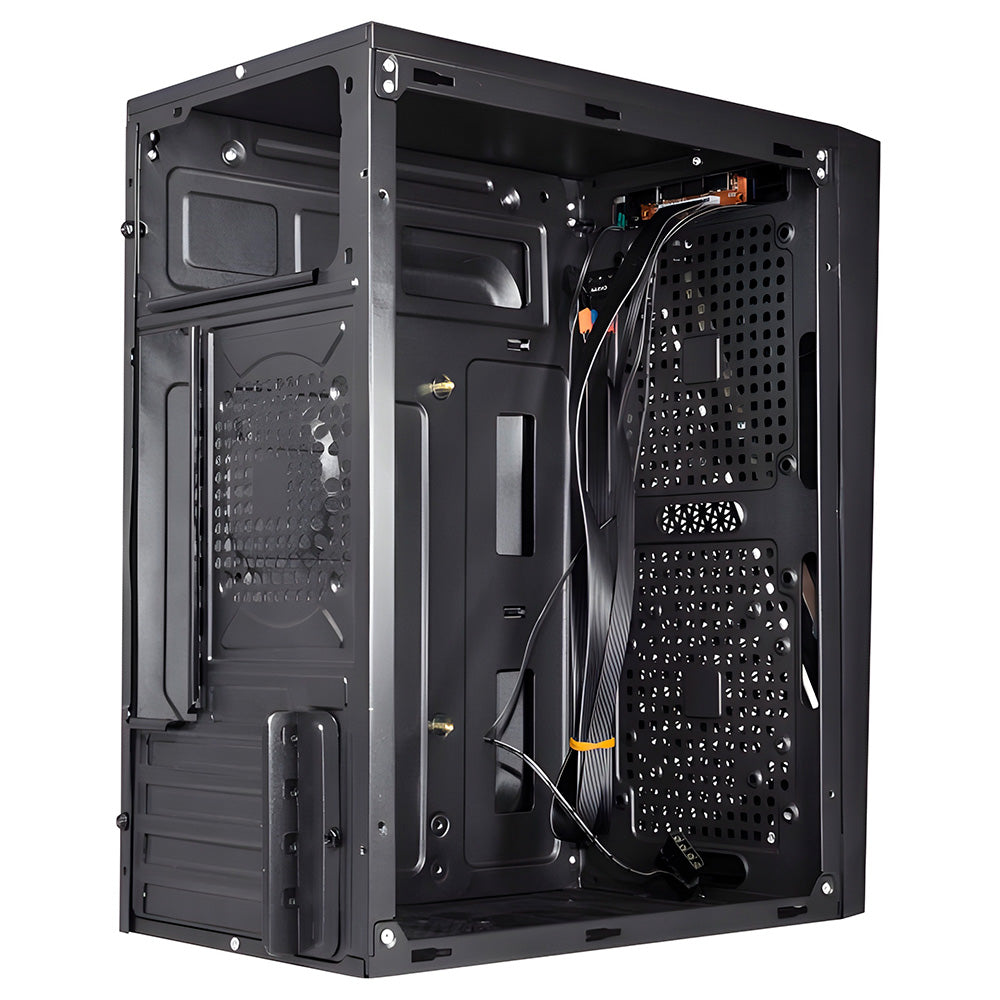 Gabinete Gamer Kmex CG15NX, Rainbow, Mini-Tower, Lateral Acrilico, Preto, CG15NXRH0010B0X