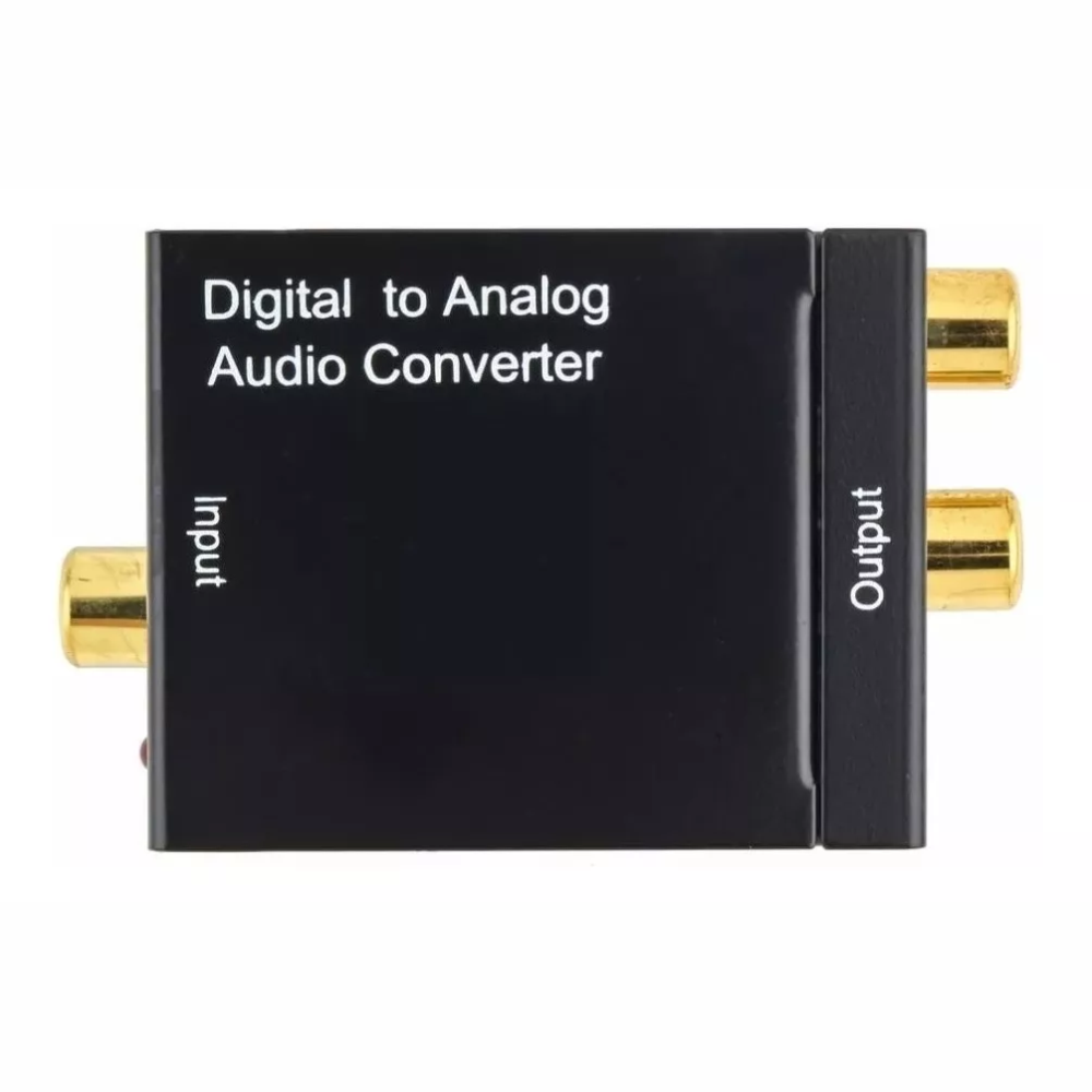 Conversor De Áudio Coaxial Ou Toslink Digital Para Rca Ecooda Ex2719