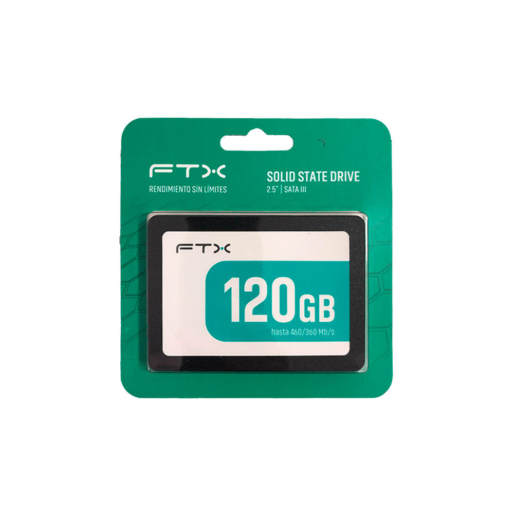 SSD FTX 120GB SATA III 2.5" Leitura 460MB/s Para Notebook e PC