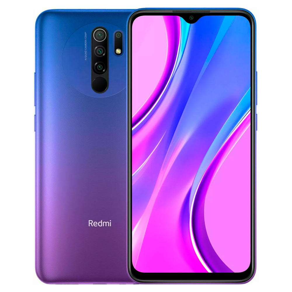 Smartphone Xiaomi Redmi 9, 64GB Armazenamento, 4GB RAM, Dual SIM, 6.53" - Roxo Sunset Purple