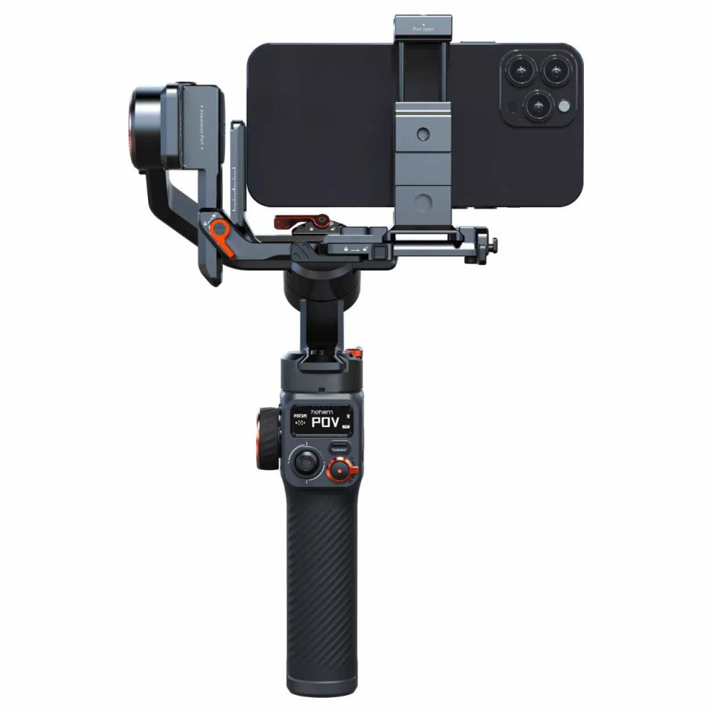Estabilizador Gimbal Hohem MT2 iSteady 4 em 1 Kit Rastreador com IA 3 Eixos para Sony Canon Nikon iPhone GoPro