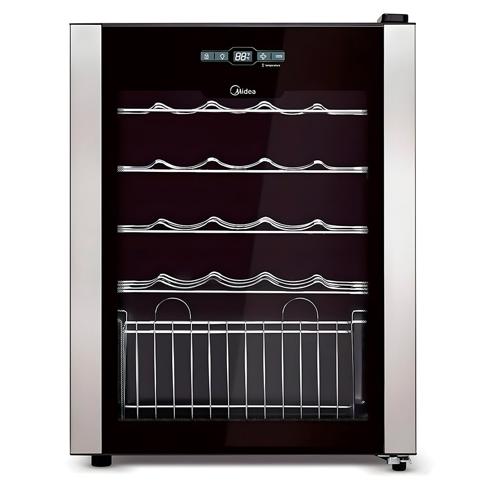 Adega Climatizada de Vinhos 24 Garrafas Midea WBB242, 220V