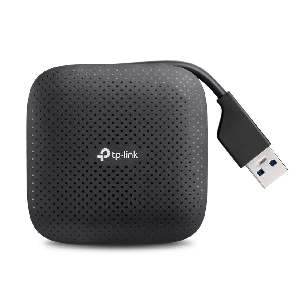 Hub USB 3.0 TP-Link UH400 com 4 Portas 5Gbps Cabo Dobrável Portátil Plug & Play Windows, Mac e Linux - Preto