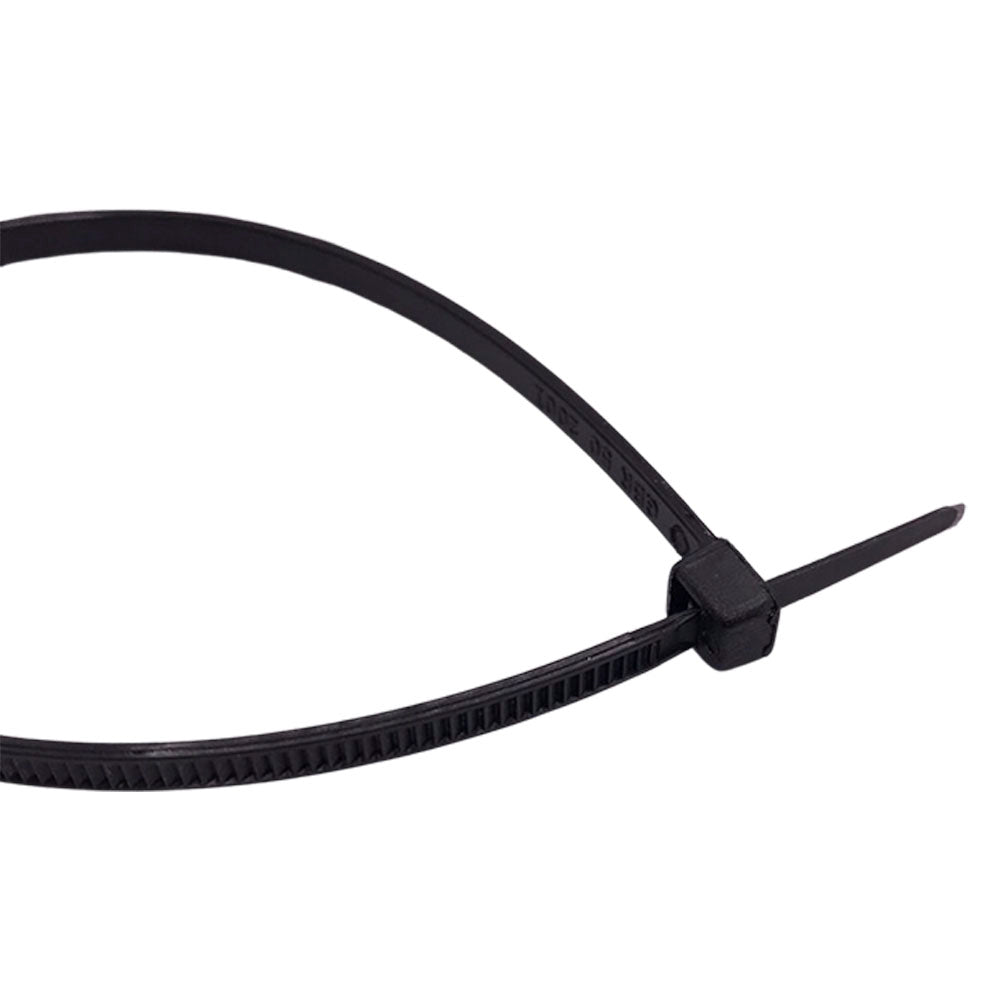 Cinta Abraçadeira 20CM Grande, Pacote Com 200 Unidades, Preto