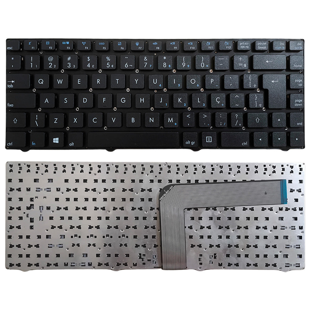 Teclado Notebook Philco 14F, 14E, STI-140, MP-10F88PA-F51F, F4 Wi-Fi, Tecla Alta, Preto