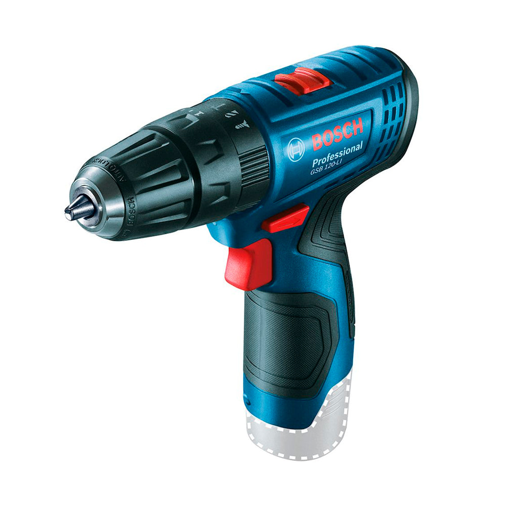 Parafusadeira e Furadeira Bosch GSB 120-Li 12V Com 1 Bateria e Maleta