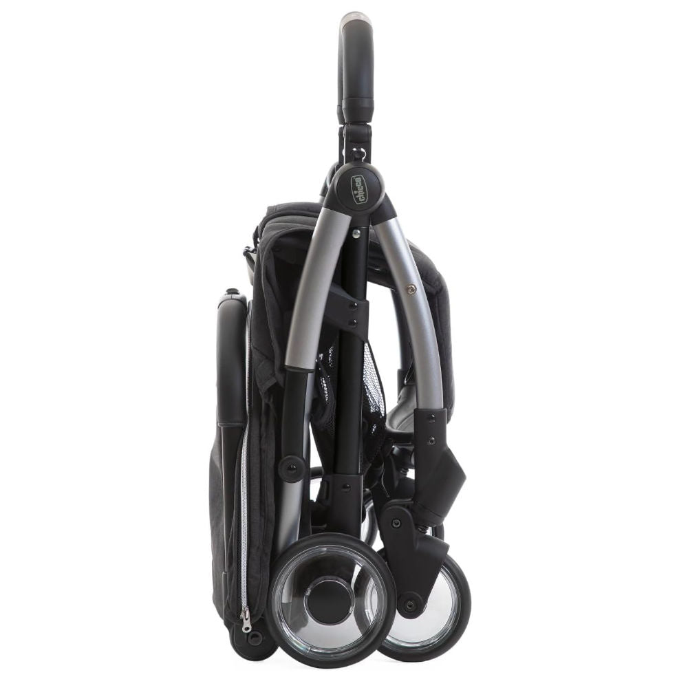 Carrinho de Bebê Chicco Goody Plus Graphite Dobrável Suporta até 15 kg, 105 cm Altura