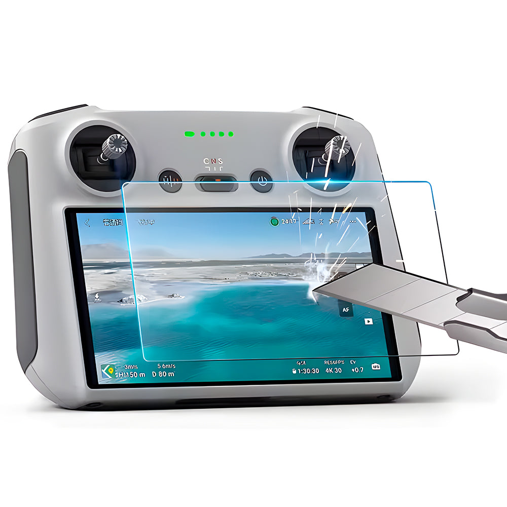 Película De Vidro, Para Controle Drone, DJI RC Mini 3 Pro, Anti Arranhões
