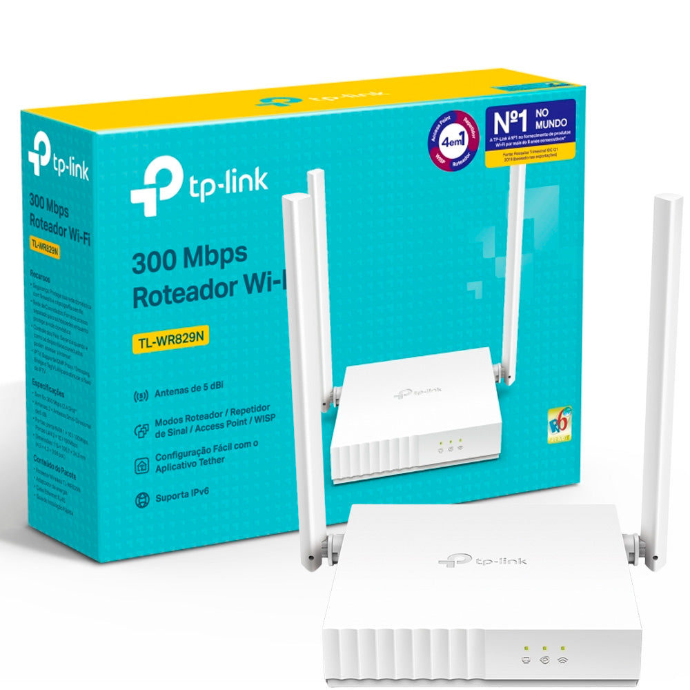 Roteador Tp Link Wireless N 300Mbps Multi Modo TL-WR829N