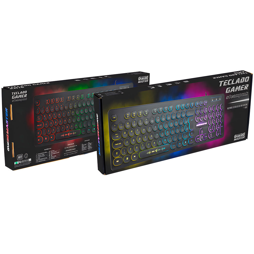 Teclado Gamer STEAMPUNK - KM76 - KMEX