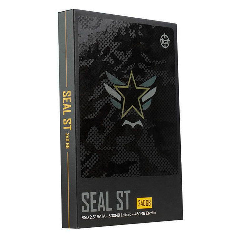 SSD TGT Seal ST, 240GB, Sata III 6GB/s, Leitura 500 MB/s, Gravacao 450 MB/s, TGT-SLST-240