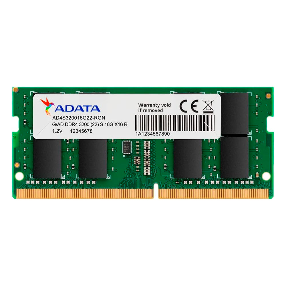 Memoria Ram Notebook 8GB 3200MHz 1.2V DDR4 Adata -  AD4S32008G22
