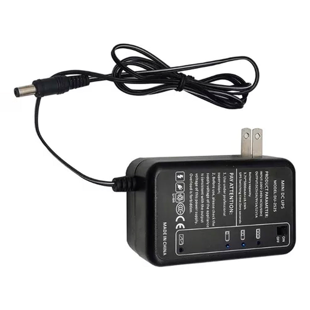 Fonte de Alimentação Ininterrupta, UPS, 5000mAh, Bivolt, 5V/9V/12V, Para Roteadores e Câmeras, DU-2525