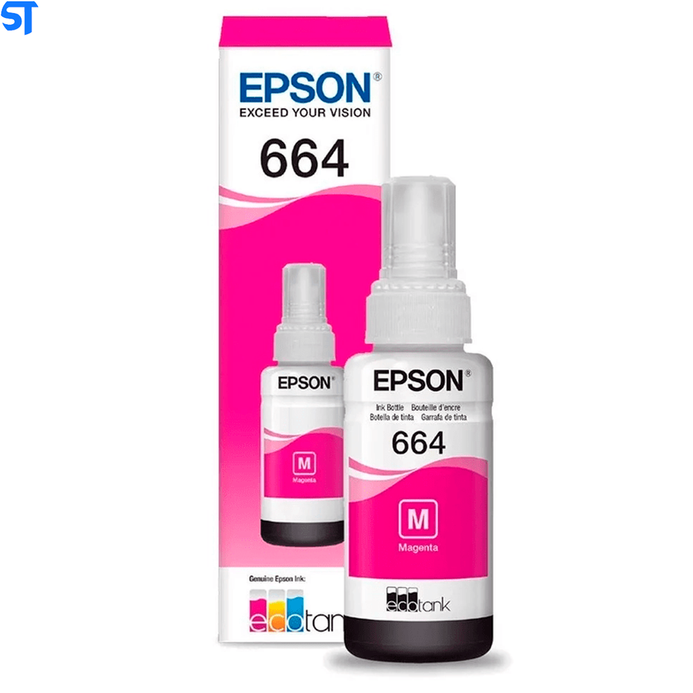 Refil de Tinta Epson Magento 6.500 Paginas T664