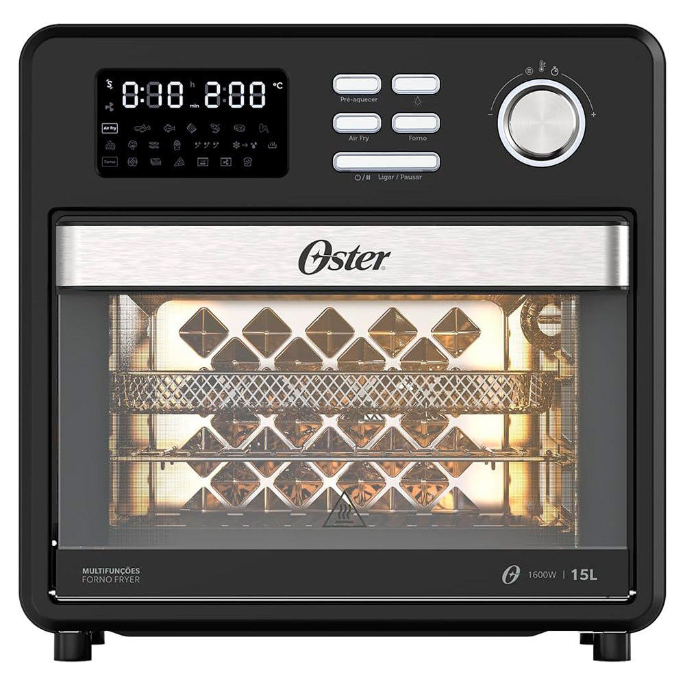 Forno e Fryer 15 Litros Oster Multifunções Compact 10 em 1 - 220V