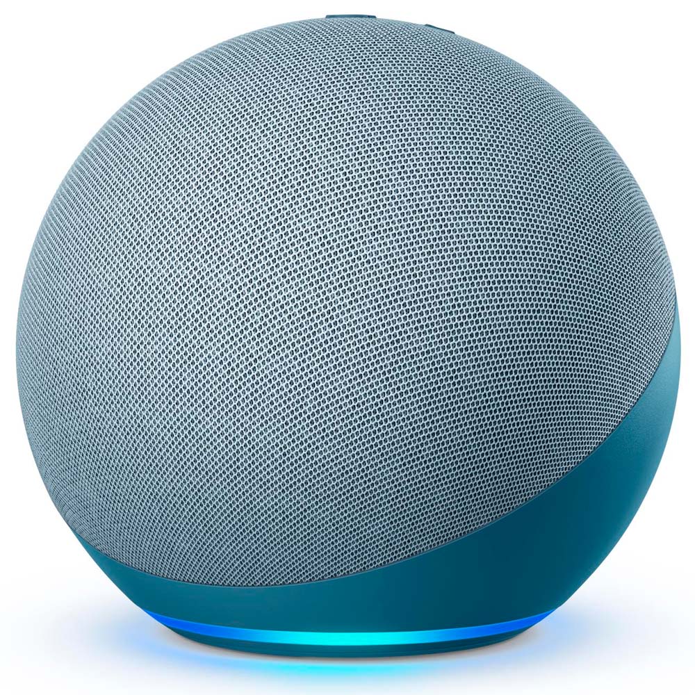 Echo Dot 4ª Geração Smart Speaker com Alexa Inteligência Artificial - Cor Azul